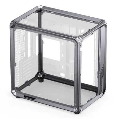 7. Jonsbo X400 Pro PC-Gehäuse, Midi-Tower, ATX, Tempered Glass - grau