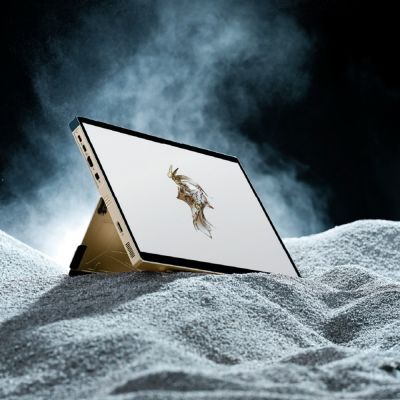 11. ASUS ROG Flow Z13-KJP GZ302EAC-RU178W AMD Ryzen AI Max+ 395 Hybryda (2w1) 34 cm (13.4") Ekran dotykowy WQXGA 128 GB LPDDR5x-SDRAM 1 TB SSD Wi-Fi 7 (802.11be) Windows 11 Home Niemiecki Czarny, Biały, Złoto