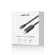5. Ugreen kabel konsolowy przejściówka USB - Ethernet RJ45 1,5m czarny (CM204)