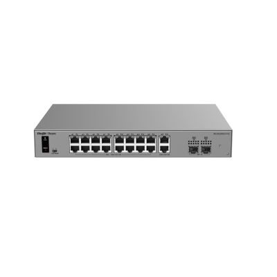 2. SWITCH POE RG-ES220GS-P-V2 16-PORTOWY + 2X UPLINK + 2X SFP REYEE