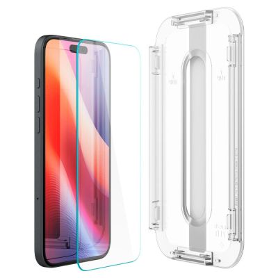 4. Szkło hartowane Spigen Glas.tR EZ Fit na iPhone 15 / 16 - 2 szt.