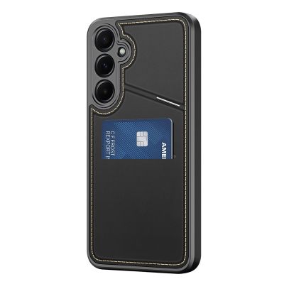 2. Etui Dux Ducis Rafi II na Samsung Galaxy S25+ z podstawką i portfelem - czarne