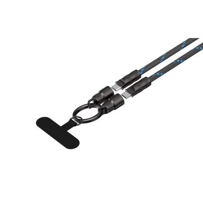 4. Kabel do ładowania Havit CB6340 1.2M (czarno-niebieski)