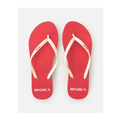 3. Japonki plażowe RIP CURL Bondi Bloom Open Toe czerwone