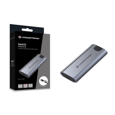 6. Conceptronic DANTE05G obudowa do dysków twardych Obudowa SSD Szary M.2