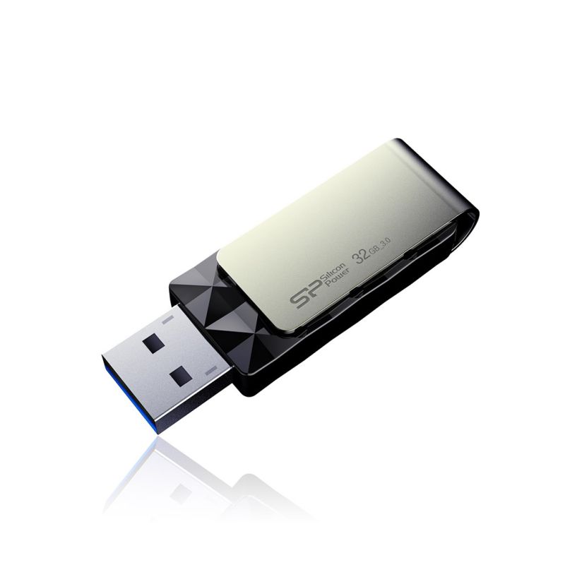4. Pendrive Silicon Power Blaze B30 32GB USB 3.1 kolor czarny (SP032GBUF3B30V1K)