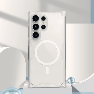 21. Etui Nillkin Nature Pro pancerne z magnetycznym ringiem do Samsung Galaxy S24 Ultra - białe