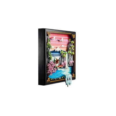 4. LEGO Art 31218 Japoński krajobraz z kwitnącymi wiśniami