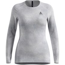 Bielizna termoaktywna z długim rękawem Odlo BL TOP crew neck l/s ACTIVE WARM x POW srebrna