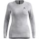 Bielizna termoaktywna z długim rękawem Odlo BL TOP crew neck l/s ACTIVE WARM x POW srebrna