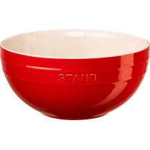 STAUB SERVING Miska okrągła 24 cm, czerwony