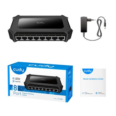 5. Switch CUDY GS108D 8-Port 10/100/1000