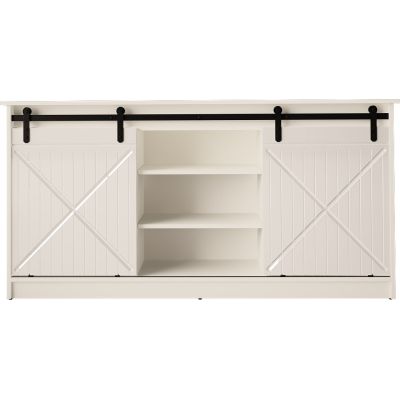 Komoda 160x80x35 GRANERO biały/biały połysk