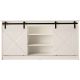 Komoda 160x80x35 GRANERO biały/biały połysk