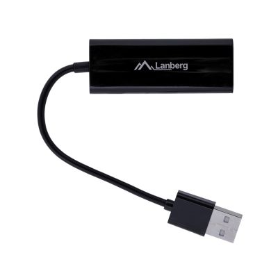 5. Karta sieciowa Lanberg NC-0100-01 (USB 2.0; 1x 10/100Mbps)