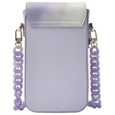6. Zestaw Nimmy Big Eyed Pet 2.0 Rabbit 3w1 torebka na telefon + portfel + etui na lokalizator - fioletowy