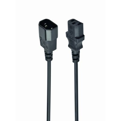 2. Kabel GEMBIRD PC-189 (C13 / IEC C13 / IEC 320 C13 - C14 ; 1,8m; kolor czarny)