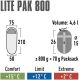5. Śpiwór High Peak Lite Pak 800 23260