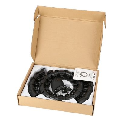 5. Hula hop plus size HMS HHW12 z wypustkami i obciążnikiem czarny