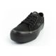 12. Lee Cooper buty sportowe damskie trampki z tkaniny platforma czarne
