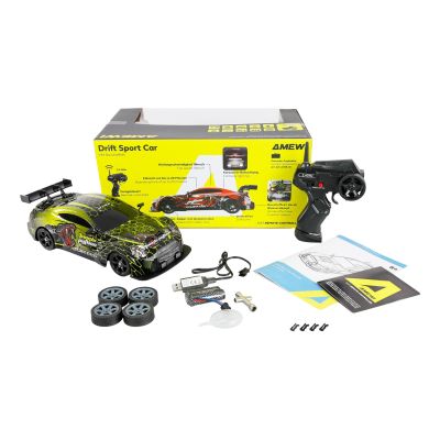 2. Samochód Amewi RC Drift Sport GTR 4WD 1:16 RTR zielony
