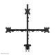3. Neomounts DS60-600BL2-1 uchwyt / stojak do monitorów 81,3 cm (32") Biurko Czarny