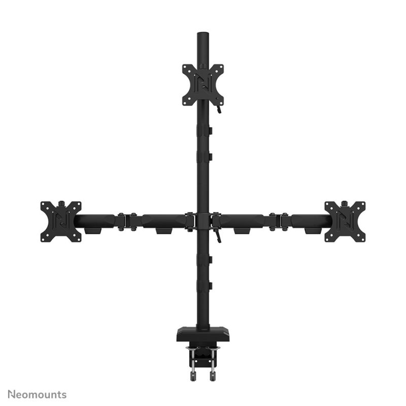 3. Neomounts DS60-600BL2-1 uchwyt / stojak do monitorów 81,3 cm (32") Biurko Czarny