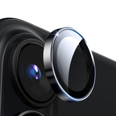 9. Szkło hartowane ESR Armorite na aparat do iPhone 16 / 16 Plus - czarne