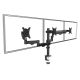28. MACLEAN UCHWYT NA 3 MONITORY, SPRĘŻYNA GAZOWA, 17"-27", 2-8KG, CZARNY MC-137
