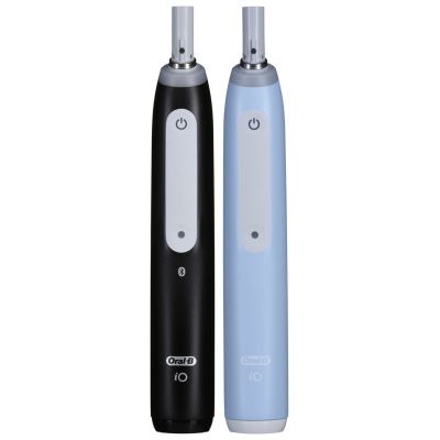 4. Braun Oral-B szczoteczka elektryczna iO 3 zestaw DUO BLACK & BLUE