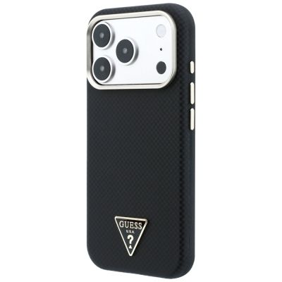2. Etui Guess Kevlar Triangle Logo MagSafe na iPhone 17 Pro / 18 Pro - czarne