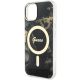 6. Etui Guess Golden Marble MagSafe na iPhone 14 Plus - czarne