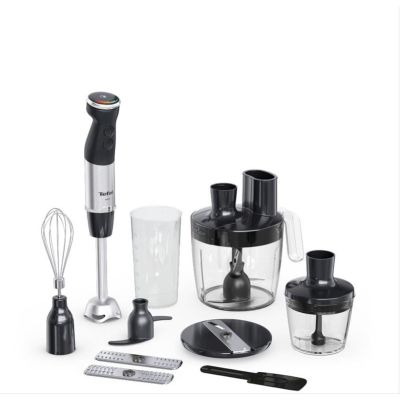 14. Tefal Quickchef+ HB67G830 blender 0,8 l Blender immersyjny 1000 W Czarny, Stal nierdzewna