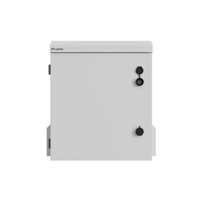 21. Lanberg WAH1-4250-00S szafa Rack wisząca 10" hermetyczna IP55 do montażu na ścianie/słupie 420x300x500 szara (złożona)