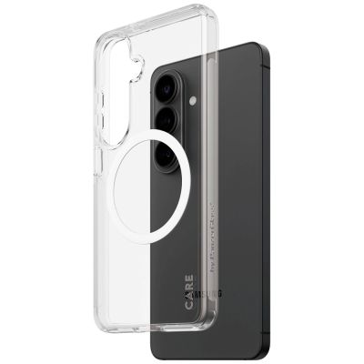 2. Etui CARE by PanzerGlass Urban Explorer Transparent w. White Qi na Samsung Galaxy S26 - przezroczyste