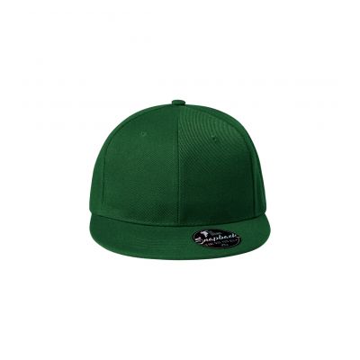 3. Czapka Malfini Rap 6P MLI-30206 zieleń butelkowa