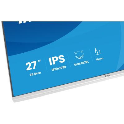 32. iiyama ProLite XB2797HSU-W1 monitor komputerowy 68,6 cm (27") 1920 x 1080 px Full HD LED Biały