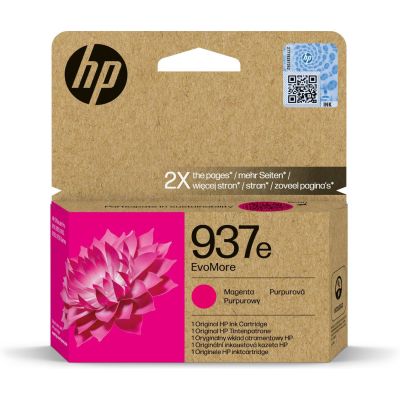 7. HP Oryginalny purpurowy tusz 937e EvoMore