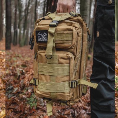 25. Plecak turystyczny Offlander Survival 25L OFF_CACC_32KH