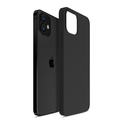 13. Etui 3mk Silicone Case na iPhone 12 mini - czarne