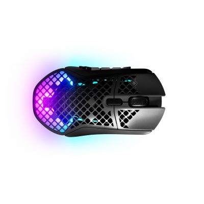 3. Steelseries Aerox 9 myszka Gaming Oburęczny RF Wireless + Bluetooth Optyczny 18000 DPI