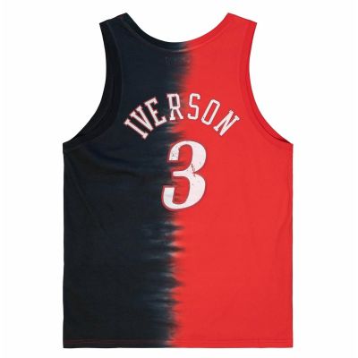 2. Koszulka Mitchell & Ness NBA Philadelphia 76ers Allen Iverson Tie Dye Cotton Tank - TTNK3206-P76YYAIVRDBK