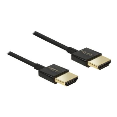 2. DeLOCK HDMI/HDMI, 4.5 m kabel HDMI 4,5 m HDMI Typu A (Standard) Czarny