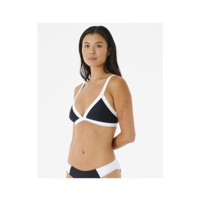 7. Biustonosz kąpielowy RIP CURL Mirage Colour Block Tri czarny