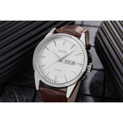 5. Zegarek Męski Skmei 9073SIWTB + BOX