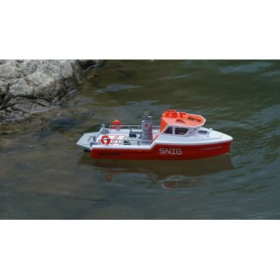 9. Amewi Łódź Ratunkowa Bezszczotkowy Jet Drive 320mm RTR Biały/Pomarańczowy (26116)