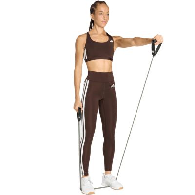 6. Legginsy damskie adidas Optimé Essentials 7/8 brązowe KC2947