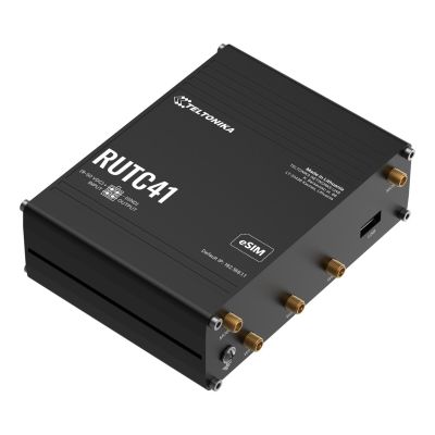 2. Teltonika RUTC41 router bezprzewodowy Gigabit Ethernet Dual-band (2.4 GHz/5 GHz) 5G Czarny
