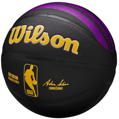 3. Piłka do koszykówki Wilson Wilson NBA Team City Collector Los Angeles Lakers WZ4024114XB
