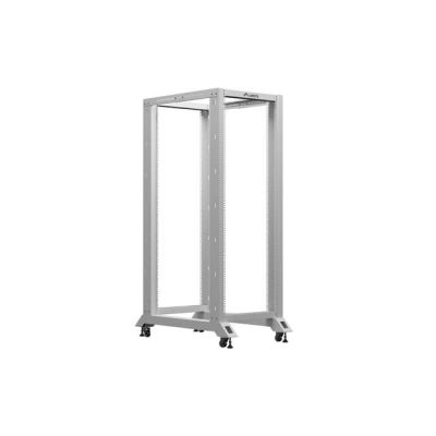 3. Otwarta szafa rack 19" 32U 600x1000 szary Lanberg